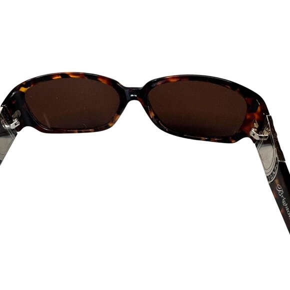 Brighton Crystal Voyage Tortoise Shell Sunglasses With Floral Case - Picture 10 of 11